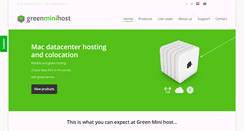 Desktop Screenshot of greenminihost.com